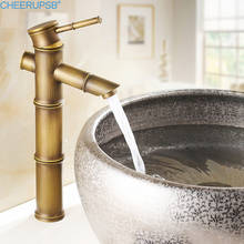 Bathroom Faucet Retro Bronze Mixer Tap Deck Mounted Gold Faucets Brass Taps Single Hole Single Handle Sink Torneira Banheiro K90 2024 - buy cheap