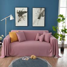 Funda universal para sofá, cobertor completo de color sólido, todo incluido, manta de tela, toalla de sofá 2024 - compra barato