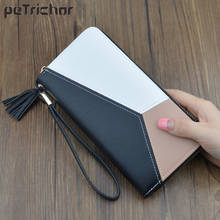 Brand Wristband Tassels Leather Wallet Women Individual Card Holder Ladies Long Clutch Purse Coin Phone Pocket Female Wallets 2024 - buy cheap