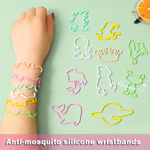 10 Pcs Anti Mosquito Repellent Bracelets Multicolor Natural and Waterproof Wrist Bands for Adults Kids PI669 2024 - buy cheap