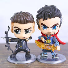 Figuras de acción de los vengadores Endgame, Doctor Strange, Hawkeye, Cosbaby, juguete de PVC, cabeza Bobble 2024 - compra barato