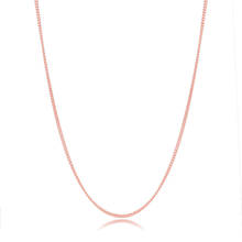 Authentic 925 prata esterlina colar rosa curb corrente pingente colares para as mulheres moda jóias collier femme argent 2024 - compre barato