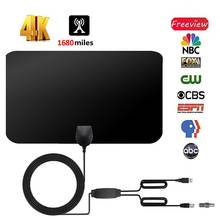 4K Digital Antenna HDTV Aerial Indoor Amplified Antenna 1680 Miles Range With HD1080P DVB-T2 Freeview TV For Life Local Channels 2024 - buy cheap