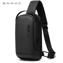 Многофункциональная нагрудная сумка BANGE для мужчин, мессенджер на плечо, водонепроницаемый саквояж кросс-боди для коротких поездок, 2021 2024 - купить недорого