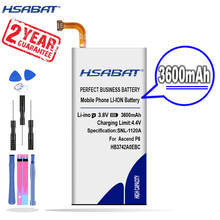 Аккумулятор HSABAT HB3742A0EBC 3600 мА · ч для Huawei Ascend P6 P6-U06 p6-c00 p6-T00/ Ascend G6 G620 G621 G620s G63 2024 - купить недорого