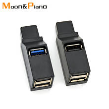 Adaptador extensor de 3 puertos para impresora, concentrador de datos de alta velocidad, transmisión de sincronización, Mini ratón divisor, HUB de expansión, hub USB 3,0 2,0 2024 - compra barato