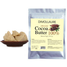 Dimollaure Unrefined Cocoa Butter Raw 50g-200g  Base Oil Natural Organic Essential Oil Skin Care Body Massage Oil Moisturizing 2024 - buy cheap