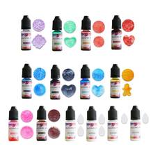 83XC 14 Colors 10ML Art Ink Alcohol Resin Pigment Kit Liquid Resin Colorant Dye Ink Diffusion UV Epoxy Resin Jewelry Making 2024 - buy cheap