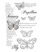 butterfly Clear Stamp Or stamp for DIY Scrapbooking/Card Making/Kids Fun Decoration Supplies A2073 2024 - buy cheap