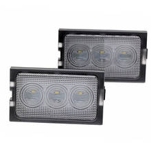 2 Pçs/set Branco 6000K LED Número Da Matrícula Luz para Land Rover Discovery 3/Descoberta 4/2Rang Rover Sport Freelander 2024 - compre barato