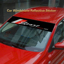 Отражающая наклейка на лобовое стекло автомобиля для Ford Focus 2 3 mk2 mk3 mk1 Fiesta Ranger Fiesta Mk7 Mazda 3 BK 6 GH CX5 2024 - купить недорого