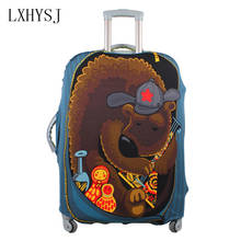 Чехол для чемодана LXHYSJ, эластичный чехол для чемодана, защитный чехол для чемодана размером от пыли, аксессуары для путешествий 2024 - купить недорого