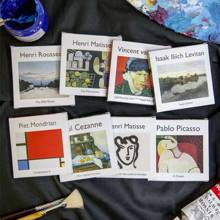 50pcs/Set Vintage Van Gogh Bullet Kraft Paper Scrapbooking/Card Making/Journaling Project DIY Diary Decoration Message Cards 2024 - buy cheap