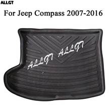 Rear Trunk Cargo Linear Floor Mat Fit for Jeep Compass 2007 2008 2009 2010 2011 2012 2013 2014 2015 2016 Black 2024 - buy cheap