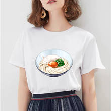 Funny Art Japanese Food Cute Gift Women T Shirt Aesthetic Cotton  Streetwear Anime White Harajuku Kawaii Tshirt Tee Female 2024 - buy cheap