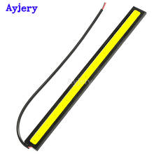 AYJERY 2PCS 17CM Universal COB LED DC 12V Daytime Running Lights Waterproof Auto Car Driving DRL Fog Lamp White Blue Car Styling 2024 - buy cheap