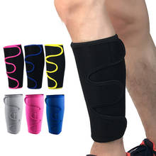 1 Pair Football Shin Guard Weightlifting Calf Brace Leg Sleeve Compression Cycling Running Basketball Leg Warmers Custom Logo 2024 - buy cheap