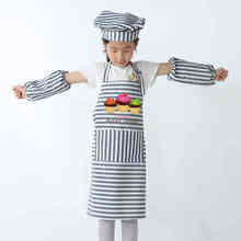Crianças criativas do arco-íris bolo avental crianças cozinha tarefas limpo bebê comer cozimento anti-coloração sem mangas avental 2024 - compre barato