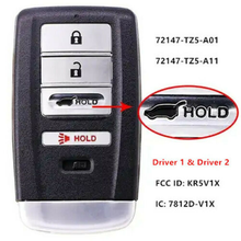 KEYECU Replacement 3+1 Button FSK 315 MHz Smart Remote Key (SUV)  47 CHIP / FCC ID: KR5V1X for Acura MDX RDX 2014-2019 2024 - buy cheap