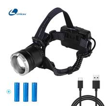 P50 90 Angle Adjustable Led Headlight Waterproof Head Torch Head Lamp Fishing Hunting Light with Rechargeable 18650 Battery 2024 - buy cheap