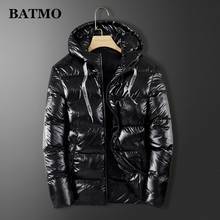BATMO 2020 Новое поступление зимние мужские теплые USB нагревательные рубашки Смарт Термостат с капюшоном теплые вещи с Водонепроницаемый теплые куртки 050 2024 - купить недорого