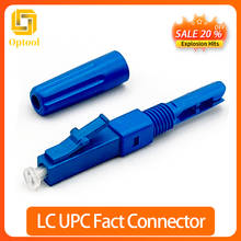 FTTH-conector rápido de fibra óptica LC UPC, fibra UPC óptico SC, color azul, de modo único, Envío Gratis 2024 - compra barato