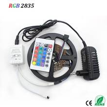 5m RGB LED Strip 2835 DC 12V Not-Waterproof Flexible Diode Tape Ribbon Fita Tira LED Light Strips With 24Key Remote +EU Adapter 2024 - buy cheap