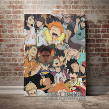 Haikyuu Anime Collage Canvas Painting Decor Wall Art Pictures Bedroom Study Home Living Room Decoration Prints Poster 2024 - buy cheap