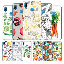 Vegan Vegetables Veggies Rubber case For Huawei P8 P9 P10 P20 P30 P40 Psmart Lite Plus Pro Phone cases Y5 Y6 Y7 2017 2018 soft 2024 - buy cheap