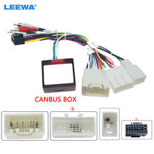 Leewa-sistema multimídia automotivo, reprodutor de áudio, dvd, 16pin, android, adaptador canbus, caixa de cabos para toyota leon, secitia, lexus, 330/350, chicote de fiação 2024 - compre barato