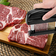 Martelo de carne em aço inoxidável, utensílios de cozinha, amaciador de carne para bife, 48 agulhas 2024 - compre barato