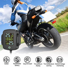 Sistema de alarme de pressão de pneus para motocicleta tpms, dispositivo de monitoramento de temperatura de pneu de moto com carregador usb qc 3.0 para celular e tablet 2024 - compre barato