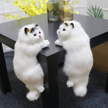 Simulation Cat Doll Office Accessories Animal Model пасхальный декор Fortune Cat Ornaments подсвечники для свечей Plush Toys 2024 - buy cheap
