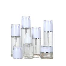 20g 30g 50g 30ml 40ml 50ml Cosmetic Containers Bottle Glass Spray Lotion Pump Packaging Refillable Bottle Cream Jar 60ml 80ml 2024 - buy cheap
