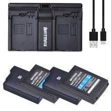 Batmax аккумуляторная батарея + USB двойное зарядное устройство для Sony PSP 1000 PlayStation Портативный PSP1000 консоль замена батареи 2024 - купить недорого