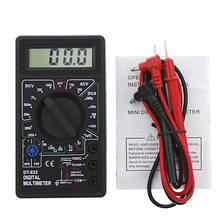 Professional DT832 Digital Multimeter LCD DC AC Voltmeter Ammeter Ohm Tester Dropshipping 2024 - buy cheap