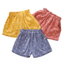 2021 Summmer Girls Short Pants Casual Cotton Shorts Baby Summer Fruit Printed Beach Pant Children's Candy Color Clothing 2024 - buy cheap