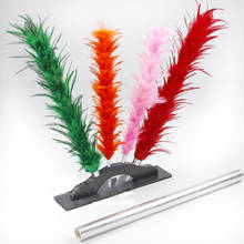 Color Changing Feather Duster Wand Appearing Color Change Flower Magic Tricks Stage Magia Wand Magie Illusion Gimmick Props 2024 - buy cheap