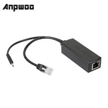 ANPWOO-Divisor de potencia IEEE 802.3af, Micro USB activo, PoE, sobre Ethernet, 48V a 5V, 2.4A, para tableta, Dropcam o Raspberry 2024 - compra barato