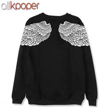 ALLKPOPER KPOP Casual V Hoodie Bangtan Boys Hoodies Sweatershirt K-POP Sudadera Mujer Women Men Streetwear 2024 - buy cheap