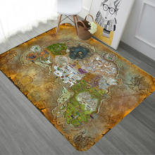 Creative Retro World Map Pattern Carpets for Living Room Bedroom Area Rugs  hallway Aisle Kitchen bathroom Mat Home Decor Carpet 2024 - buy cheap