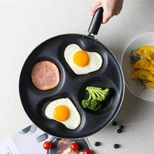 sartenes Multifunction Four Hole Breakfast Frying Pan Non-Stick Cooking Pan Kitchen Tools 24.5cm Crepe Machine 2024 - compre barato