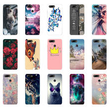 Funda de TPU para ZTE Blade V9 V 9, cubierta bonita con estampado de gato para ZTE blade v9 de 5,7 pulgadas, Fundas traseras de silicona suave para teléfono coque 3 2024 - compra barato