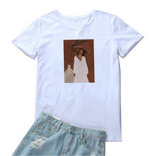Fashion Ladies Print Pattern T Shirt Women Cotton O-neck Personality Clothes Tshirt Women Grunge Aesthetic Women T-shirt Tops 2024 - buy cheap