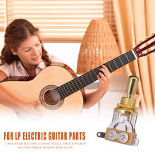 3 способа Электрогитары селектор Портативный гитары Пикап латунный переключатель легкое переключение музыки элементы для LP EPI 2024 - купить недорого