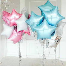 5pcs/lot 18inch Pentagram star Inflatable Helium Balloon birthday party wedding decoration heart foil baloon Baby Shower globos 2024 - buy cheap