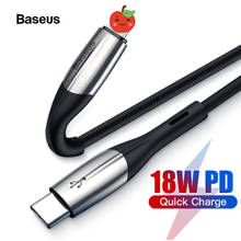 Baseus 18W PD Cable USB C to Lightning Cable For iPhone 11 Pro Xs Max 8 Plus Quick Charging USB Cable Type C Charger Data Cable 2024 - buy cheap