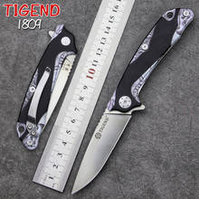 TIGEND 1809 Folding Knife Pocket-Knife Tactical Hunting EDC-Tool D2-Blade Survival G10 Handle sharp Fruit-Knives 2024 - buy cheap