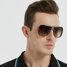 2019 Luxury brand design Fashion Classic Style Gradient lens Sunglasses Men Vintage Brand Design Sun Glasses Oculos De Sol 1773 2024 - buy cheap