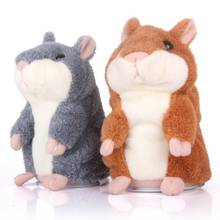 Lovely For Children Talking Hamster Plush Toy Sound Record Speaking Hamster Talking Toys 2024 - buy cheap